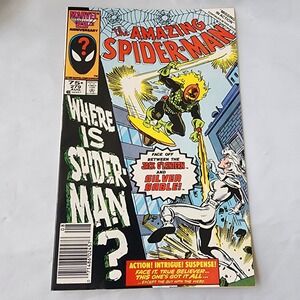 Marvel Amazing Spider-Man #279 Comic Book Jack O'Lantern Silver Sable 1986 FN FO